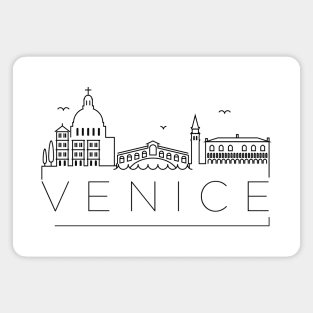 Venice Minimal Skyline Magnet